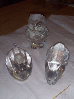 Vintage Princess House 24% Lead crystal animals